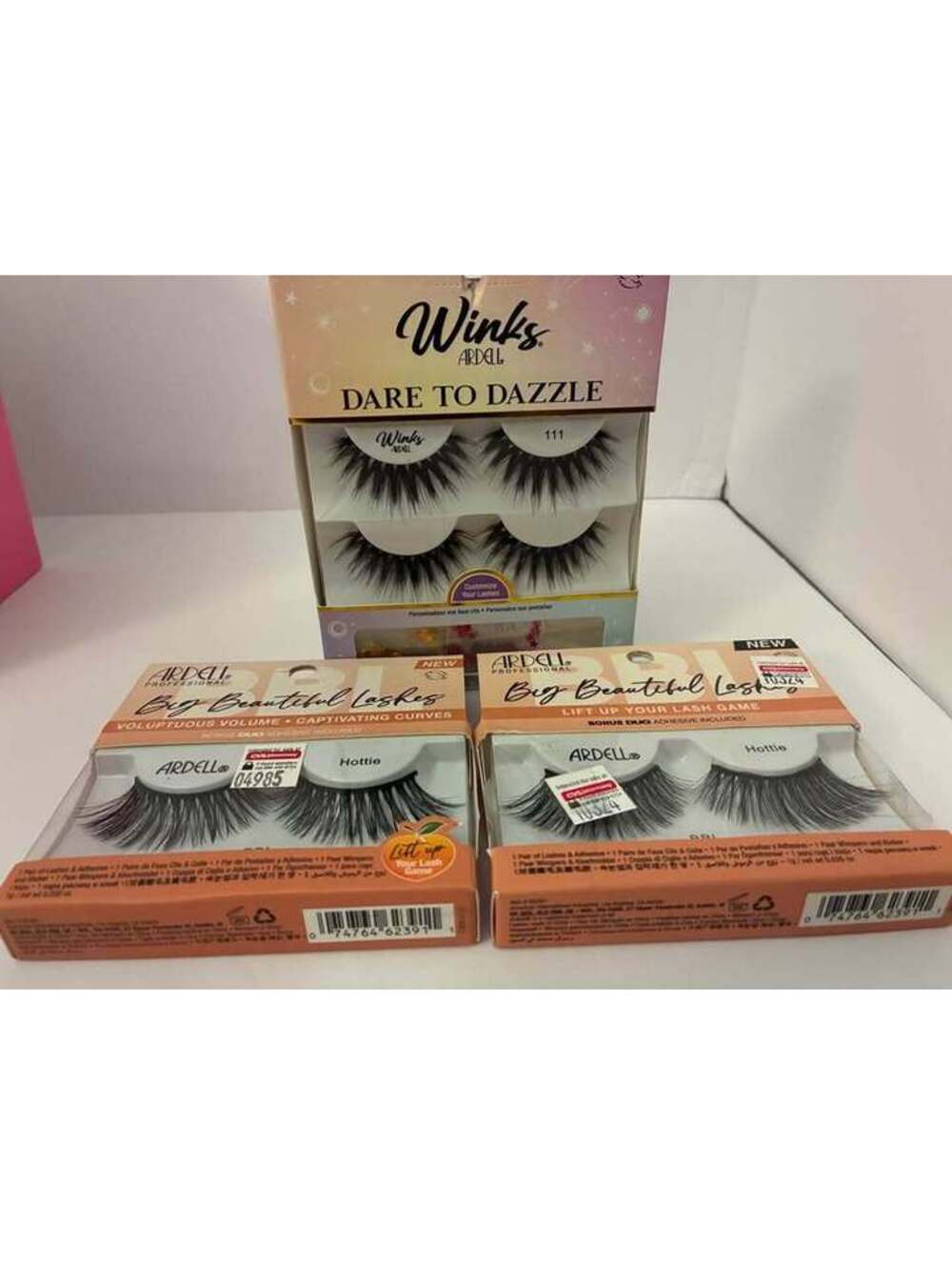 New Ardell False Eyelashes 3 Packs
